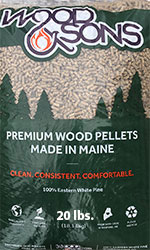 Wood & Sons Pellets, 20lb. bags